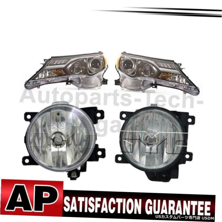 TYCヘッドライトアセンブリフォグライトアセンブリ左左右右4Xトヨタ TYC Headlight Assembly Fog Light Assembly Left Left Right Right 4X For Toyota
