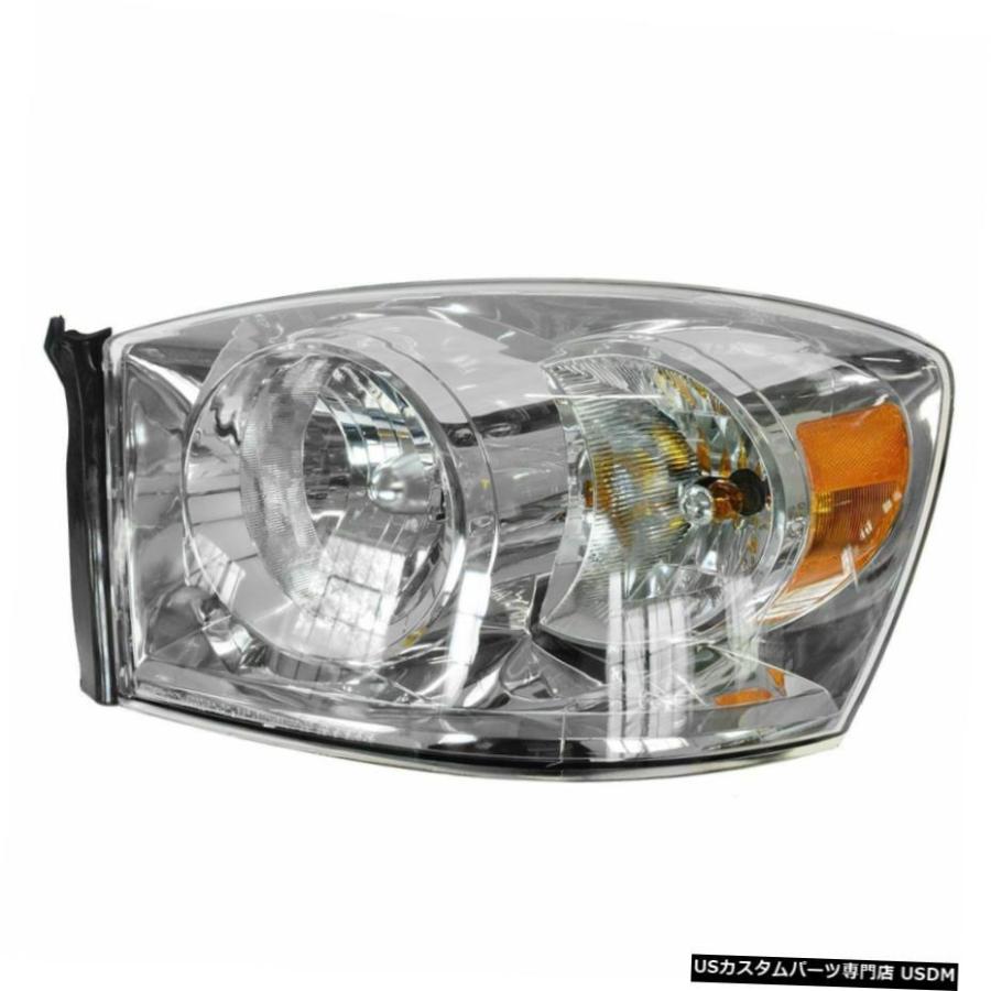 ダッジラムトラック新4のヘッドライトフォグドライビングライトランプLH RHキットセット Headlight Fog Driving Light Lamp LH RH Kit Set of 4 for Dodge Ramの画像