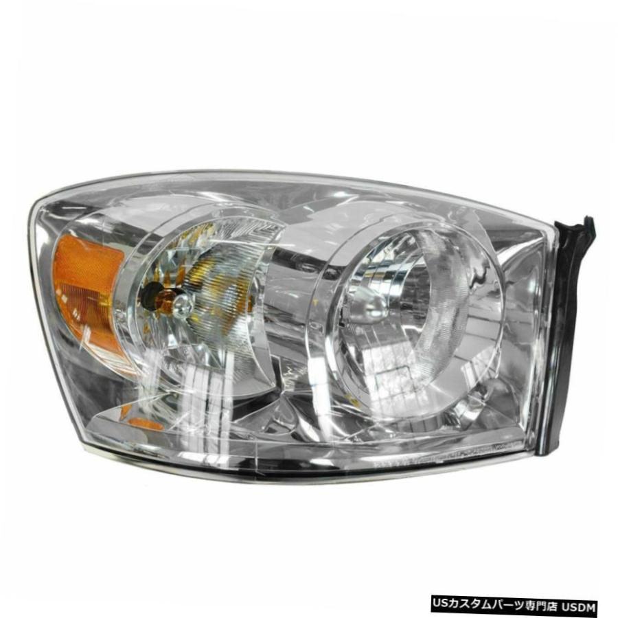 ダッジラムトラック新4のヘッドライトフォグドライビングライトランプLH RHキットセット Headlight Fog Driving Light Lamp LH RH Kit Set of 4 for Dodge Ramの画像
