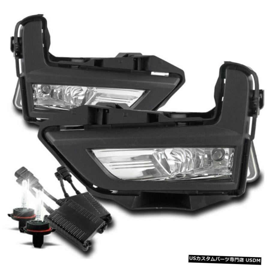 2017 2018 ROGUE PAIR FOR BUMPER CHROME FOG LIGHTS LAMP +のSWITCH W / 50W 6K XENON HID BUMPER CHROME FOG LIGHTS LAMP+SWITCH W/50W 6K XENON HID FOR 201