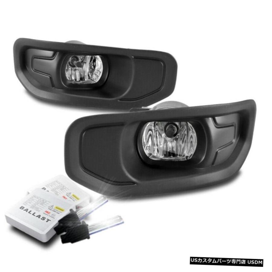 2019 2020 RAM 1500ハロゲンバンパークロームフォグランプランプ+ベゼル/ 6000K HIDのw For 2019 2020 RAM 1500 Halogen Bumper Chrome Fog Lights Lamps +Beze