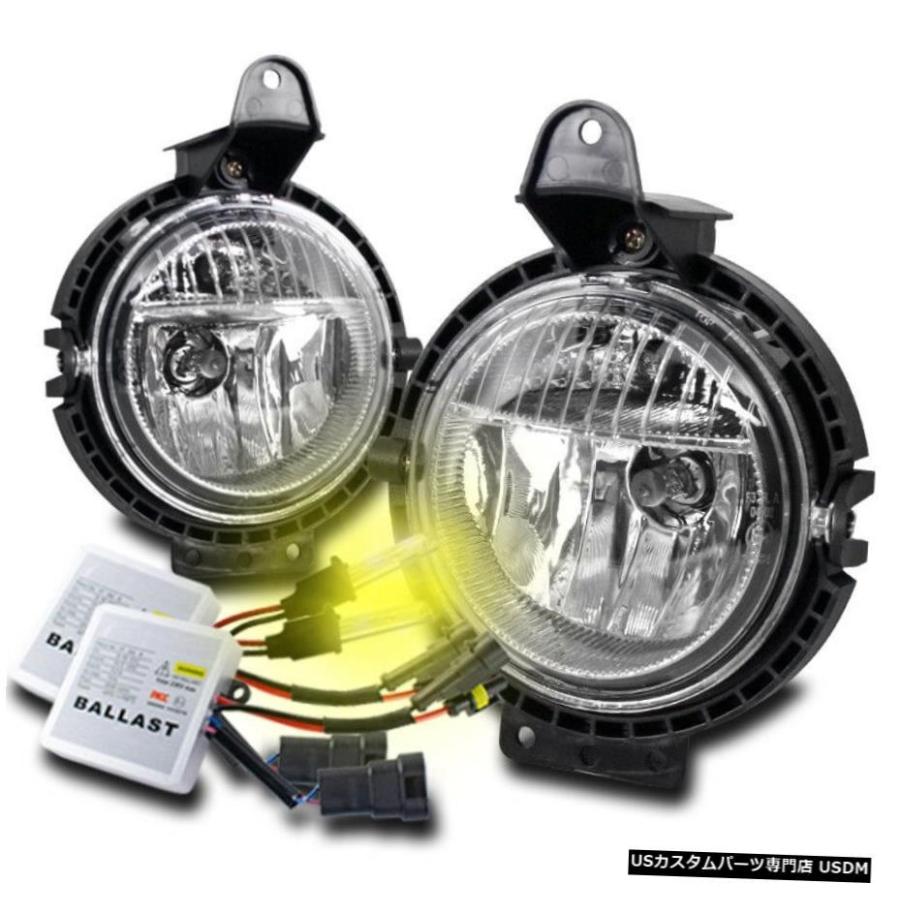 2007-2015 MINI COOPER LOWER BUMPER CHROME交換のFOGは、LAMP + 3K HIDを点灯します FOR 2007-2015 MINI COOPER LOWER BUMPER CHROME REPLACEMENT FOG LIGHTS
