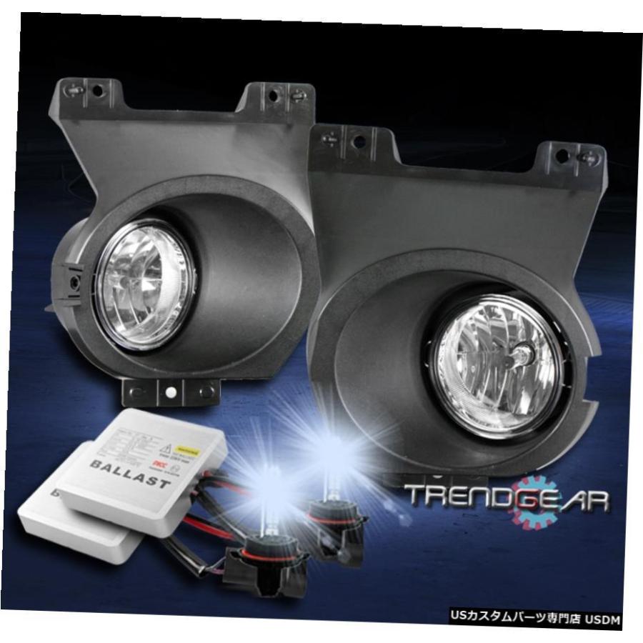 11-14 FORD F-150ピックアップバンパーDRIVINGフォグランプLAMP CHROME W / 8K HID KIT + BEZEL 11-14 FORD F-150 PICKUP BUMPER DRIVING FOG LIGHTS LAMP CHRO