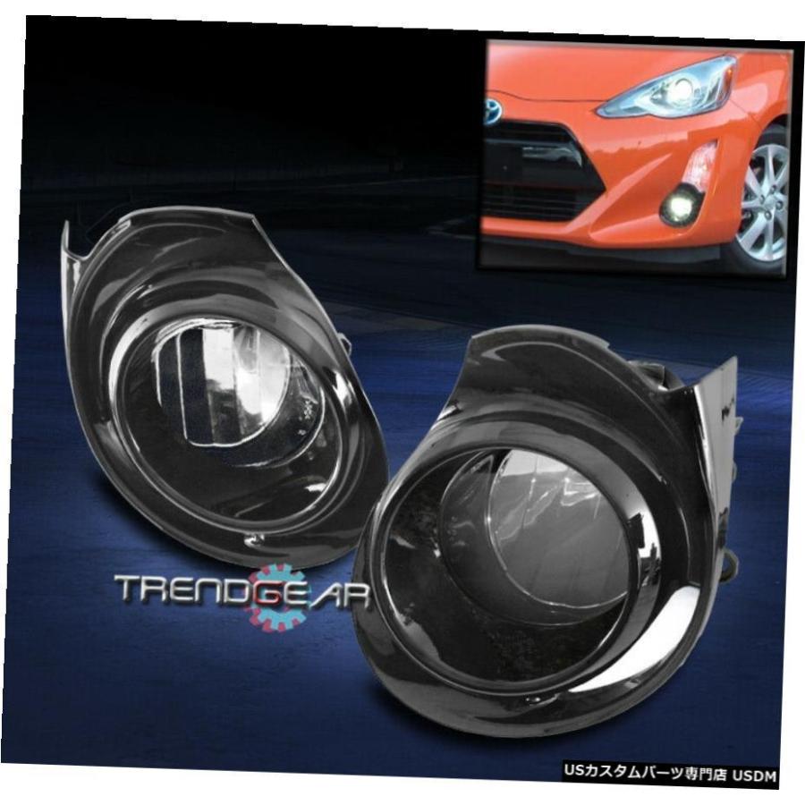 15-17トヨタ・アクアFORバンパーLED駆動FOGライトランプCHROME W / BEZEL +スイッチ BUMPER DRIVING LED FOG LIGHT LAMP CHROME W/BEZEL+SWITCH FOR 15-17 TOYO｜usdm