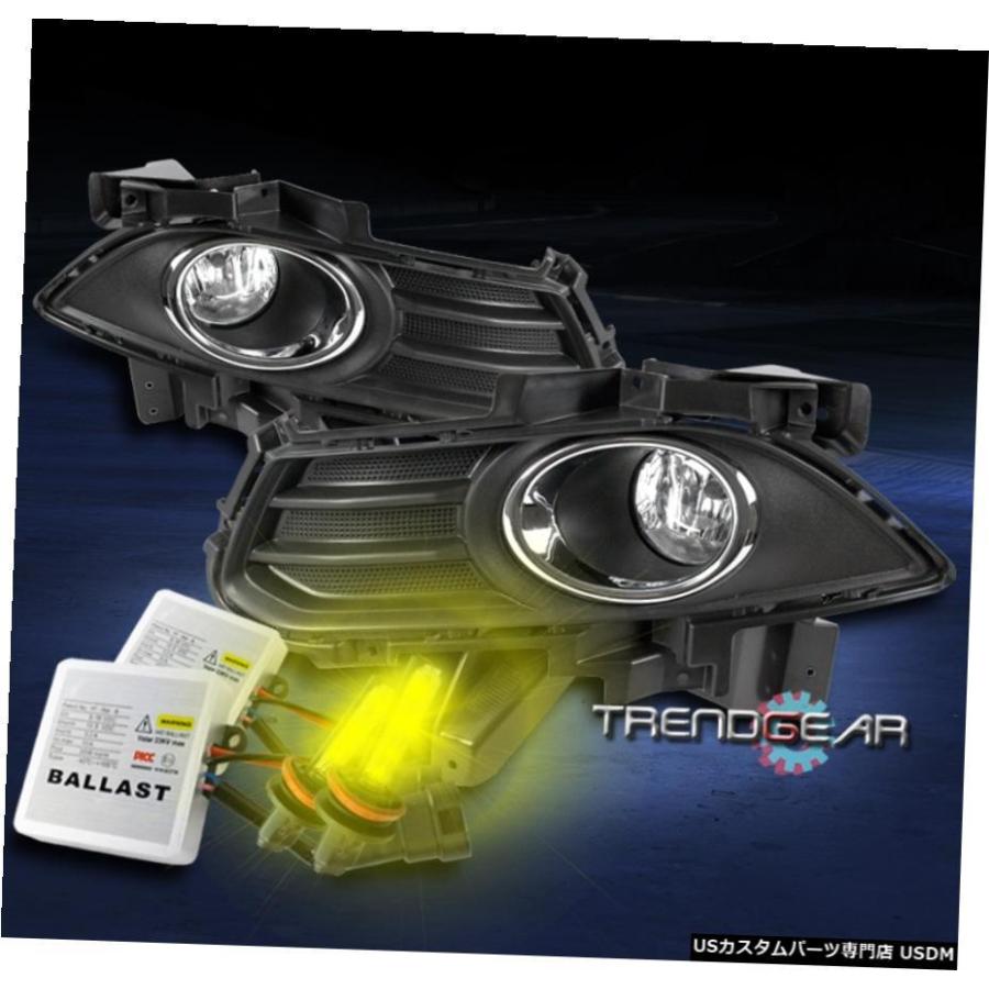13-16 FORD FUSIONモンデオBUMPER DRIVING CHROME FOG LIGHT LAMP W / 3K HID KIT + BEZEL 13-16 FORD FUSION MONDEO BUMPER DRIVING CHROME FOG LIGHT LAMP W/