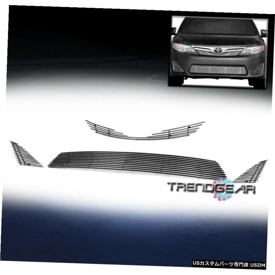 12-14 TOYOTA CAMRY UPPER + BUMPER + FOG LIGHT COVER BILLET GRILLE GRILL INSERT FOR FOR 12-14 TOYOTA CAMRY UPPER+BUMPER+FOG LIGHT COVER BILLET GRILLE