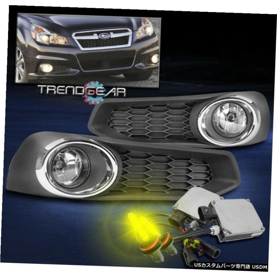 2013-2014 SUBARU LEGACY BUMPER FOG LIGHT LAMP CHROME W / 3000KキセノンHID + BEZEL FOR FOR 2013-2014 SUBARU LEGACY BUMPER FOG LIGHT LAMP CHROME W/3000