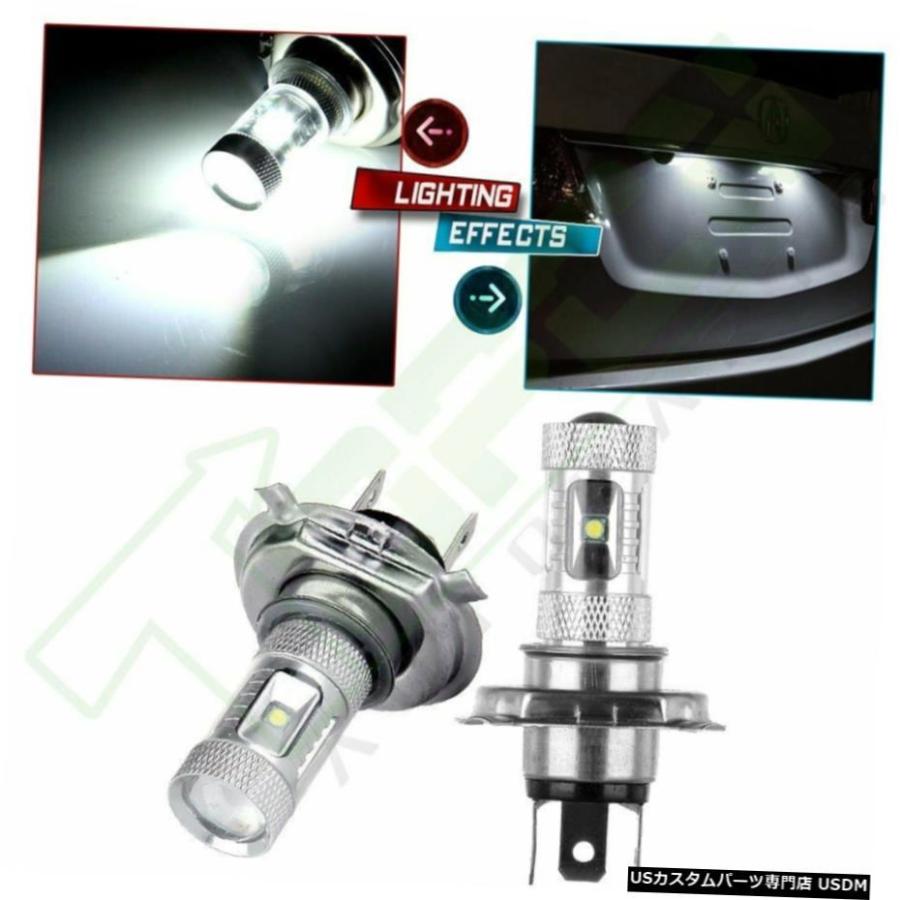 2X CREEキセノン白いことH4 HB2 9003 LEDの取り替えっこDRL霧ドライビング白熱電球照明ランプ 2X CREE Xenon White H4 HB2 9003 LED Conversion DRL Fog Driving Light Bulb Lam その他ライト-車、バイク、自転車-自動車
