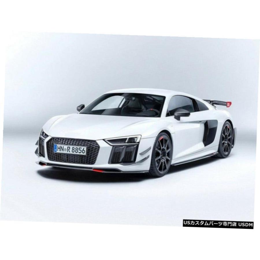 エアロパーツ アウディR8 2016年から2018年フロントバンパーフィン