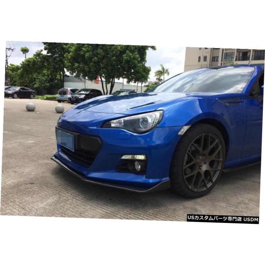 エアロパーツ カーボンファイバーカーフロントバンパーリップトヨタ