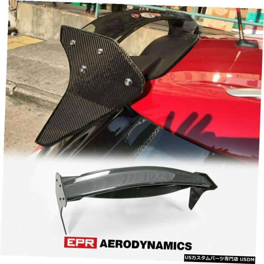 エアロパーツ AGスタイルカーボン+ FRPリアルーフスポイラーウイング 