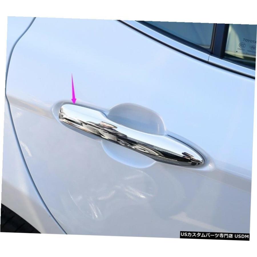 エアロパーツ トヨタカムリ2018年4X ABSクロームエクステリアサイドドアハンドルカバートリム 4X ABS Chrome