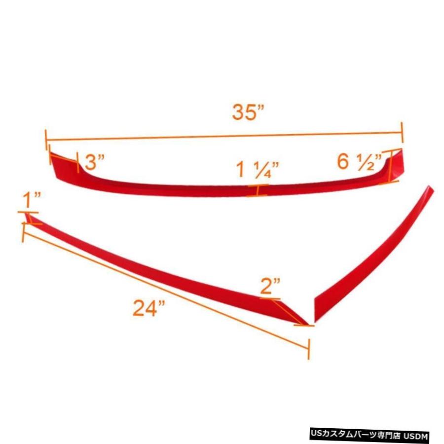 グリル 3PCは、2016年から2018年ホンダシビックFK8 JDMレッドフロント
