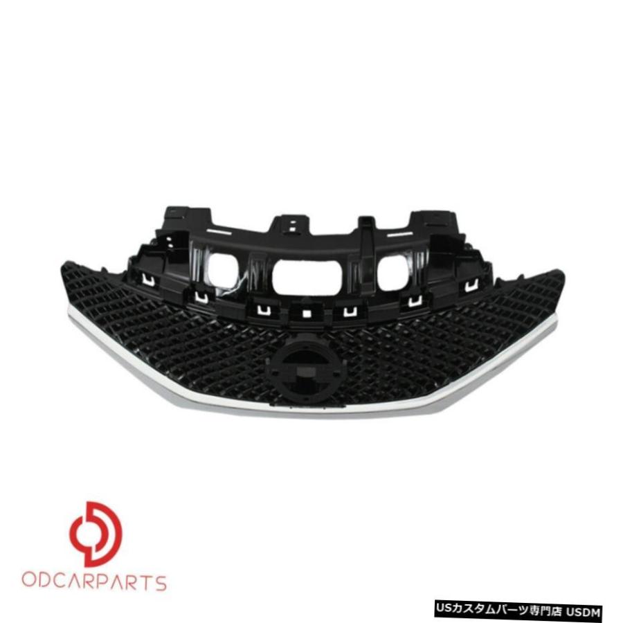 グリル Fits 2014 2015 2016日産バーサノートSRフロントグリルグリル 