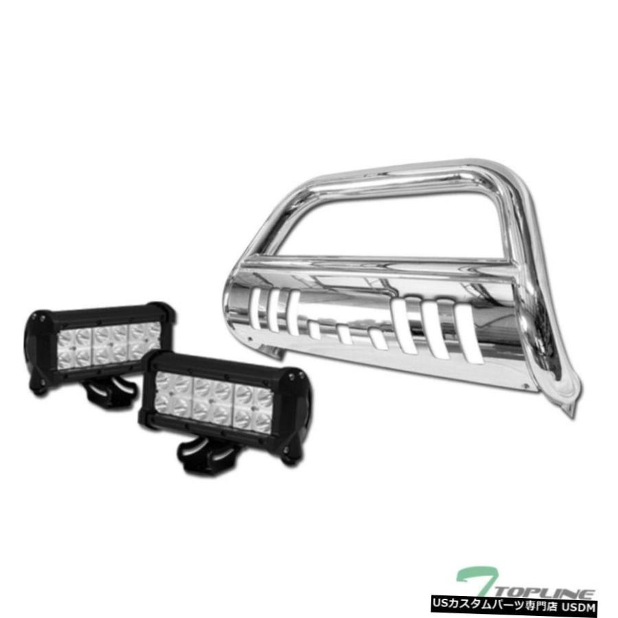 グリル 2006-2010ハマーH3ステンレスブルガードワット/ 36W CREE LED