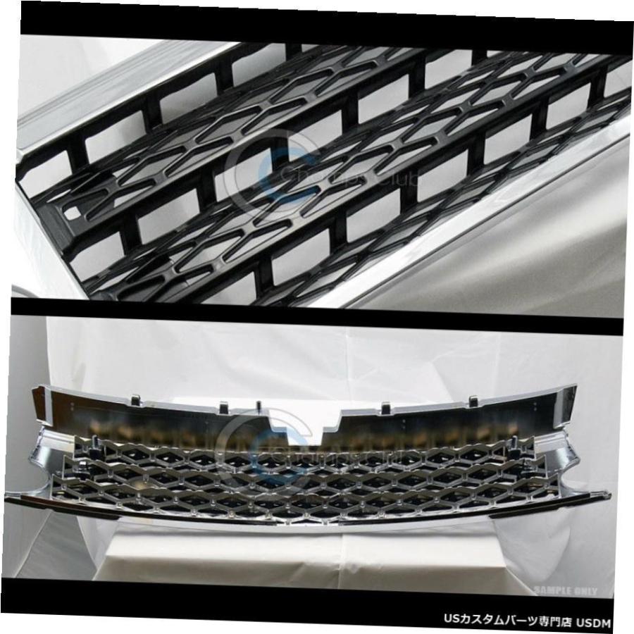 グリル フィット05-09ランドローバーLR3ディスカバリー3クローム/ BLK
