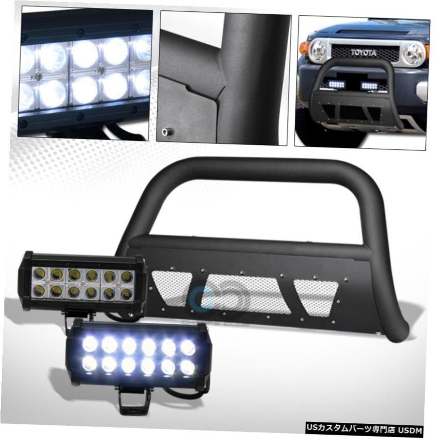 グリル 7月14日FJクルーザーマットブラックスタッズメッシュブルバー