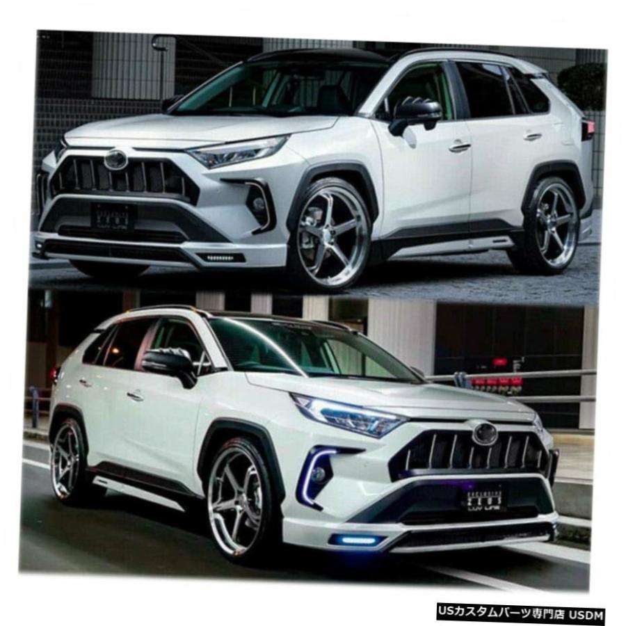 グリル フィット2019 2020トヨタRAV4フロントバンパーアッパーグリル 
