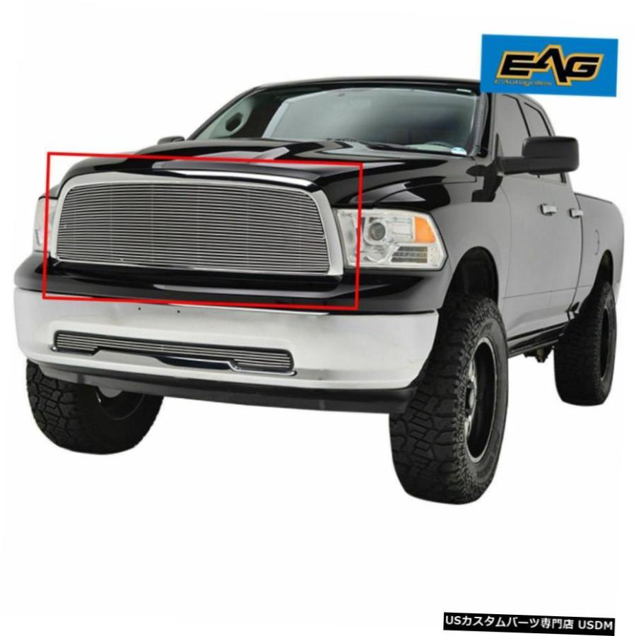 グリル EAGクロームビレットグリルW /シェルは2009年から2012年ラム1500に適合します EAG Chrome Billet Grille W/Shell Fits 2009-2012 Ram 1500