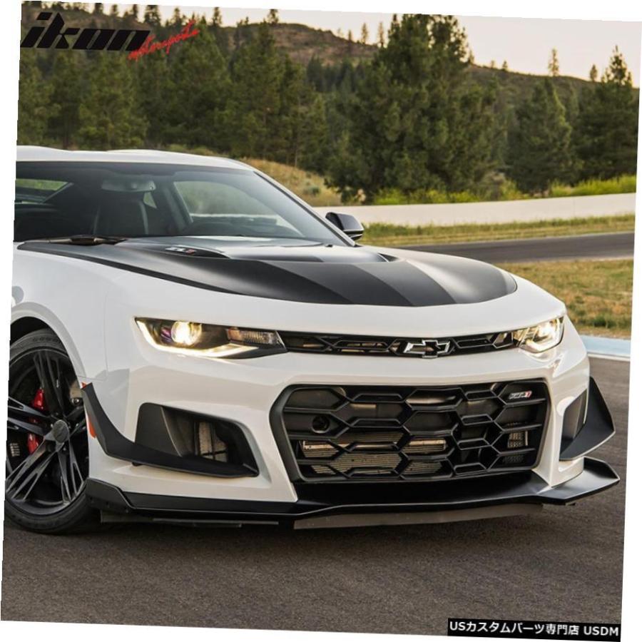 グリル Fits 16-18シボレーカマロ1LEスタイルフロントバンパーカバー未