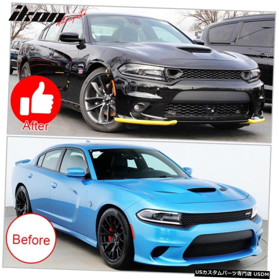 グリル Fits /エアダクトW 15-19ダッジチャージャーSRTスカトロパック