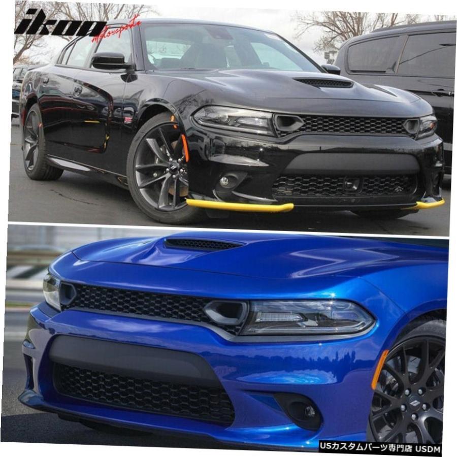 グリル Fits /エアダクトW 15-19ダッジチャージャーSRTスカトロパック