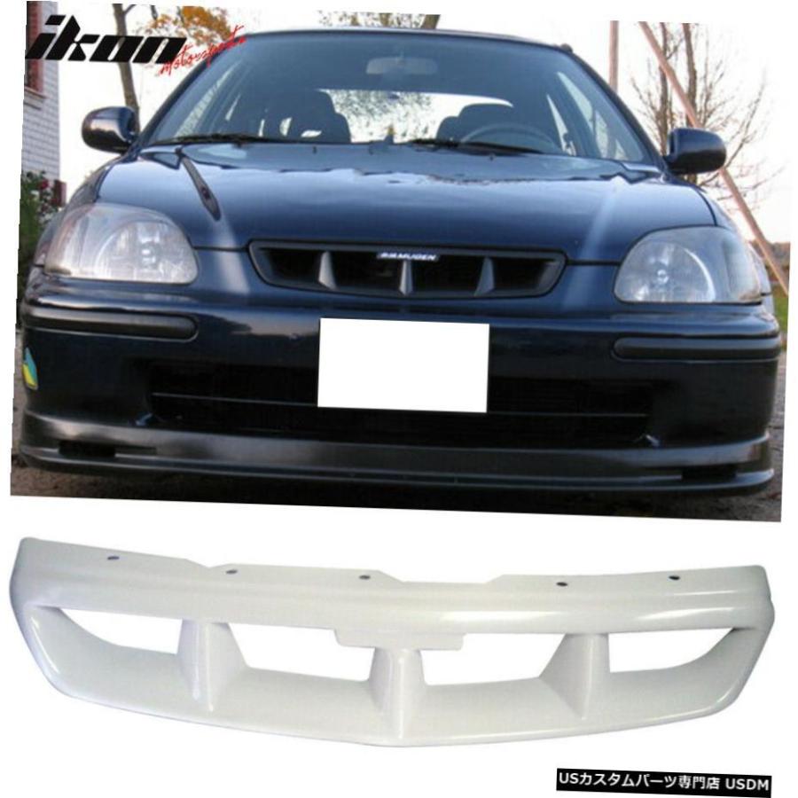 グリル Fits 96-98 EKシビック2DR 3DR 4DRマグタイプフロントバンパー