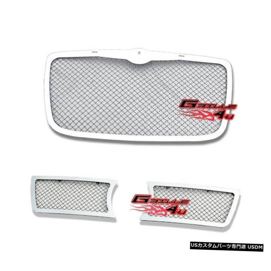 グリル Fits 2005-2010クライスラー300Cステンレスメッシュグリル