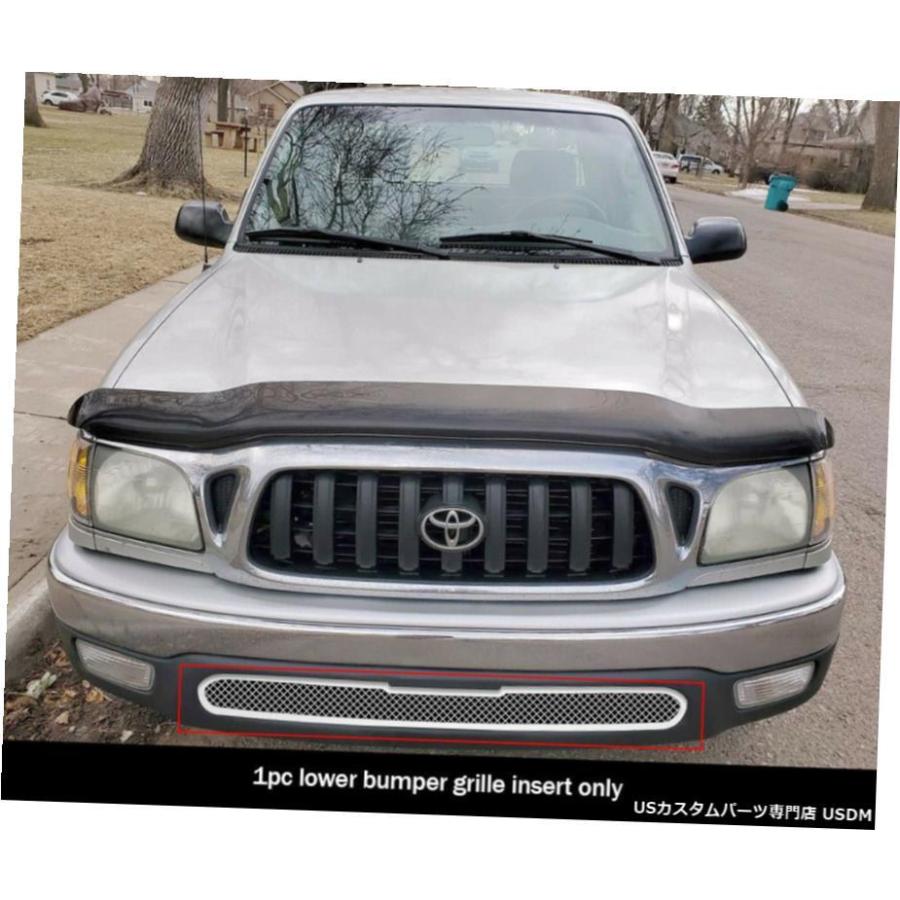 グリル Fits 2001-2004トヨタタコマ2WDバンパーステンレスクローム