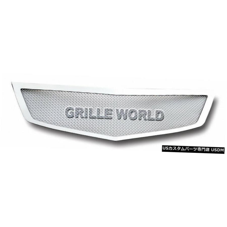 グリル 2009-2010のためのアキュラTSXステンレスメッシュプレミアムグリルインサート For 2009-2010 Acura TSX Stainless Steel Mesh Premium Grille