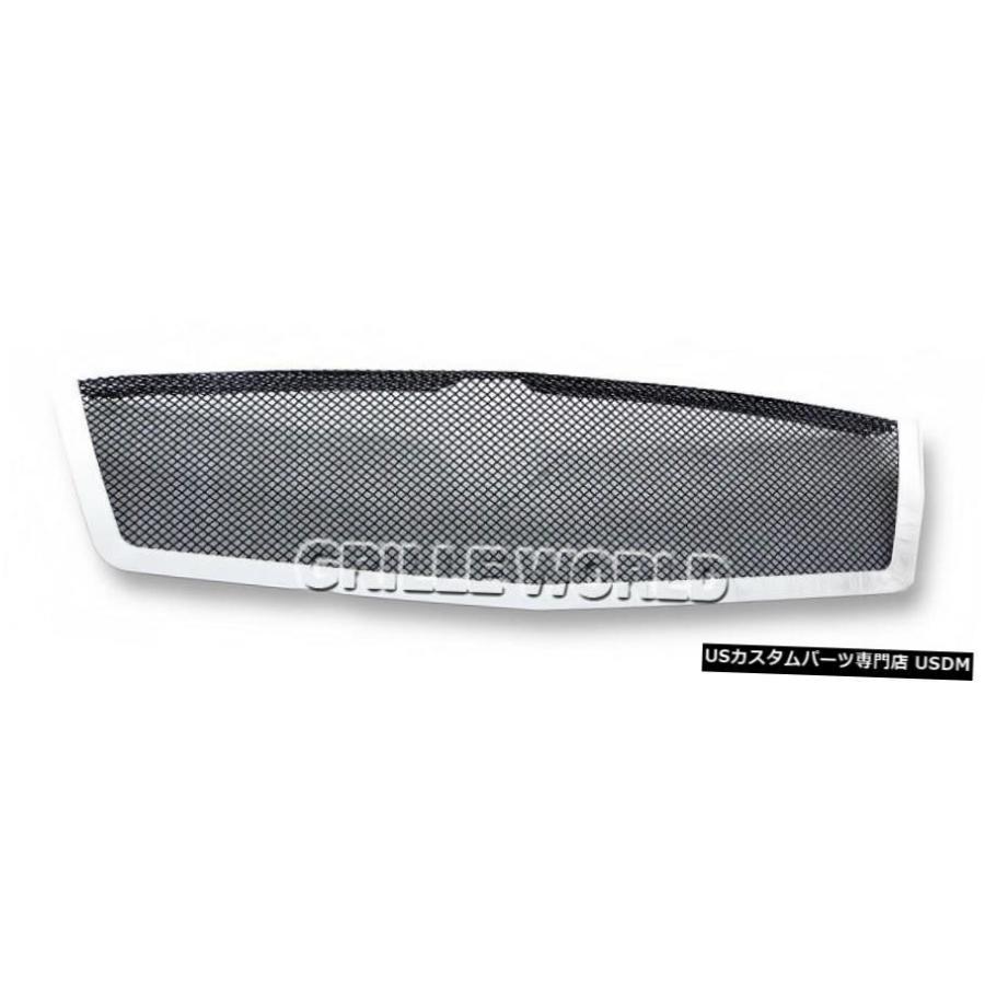 グリル Fits 2007-2014キャデラックエスカレードブラックステンレス