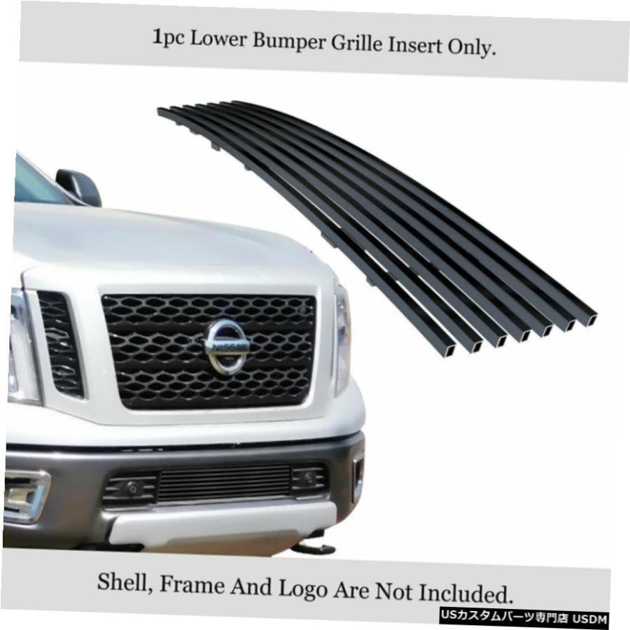 グリル Fits 16 19日産タイタン下のバンパーステンレスブラックビレットグリルインサート Fits 16 19 Nissan Titan Lower Bumper Stainless B Usdm 1222 5492 Usパーツ取り扱い専門店 Usdm 通販 Yahoo ショッピング
