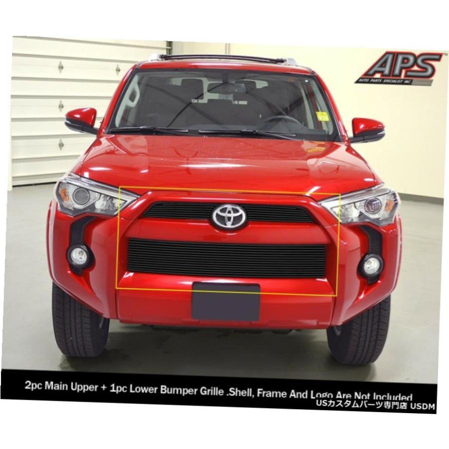 グリル 14 19のためのトヨタ ハイラックスサーフのregモデルブラックビレットグリルインサートコンボ For 14 19 Toyota 4runner Reg Model B Usdm 1222 5747 Usパーツ取り扱い専門店 Usdm 通販 Yahoo ショッピング