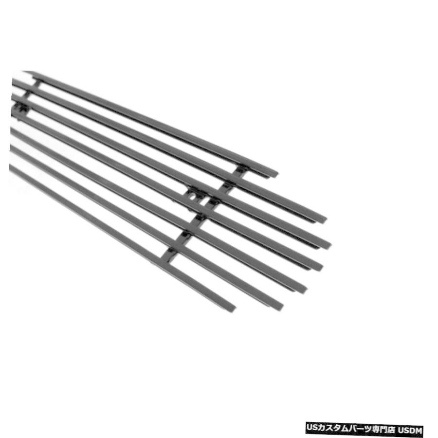 グリル Fits 2001-2004トヨタタコマ2WDバンパーアルミブラック