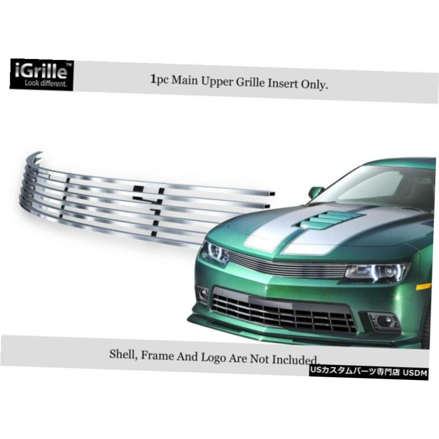 グリル 20142015シボレーカマロSS / LT / LT RSパッケージステンレスビレットグリル用 For 20142015