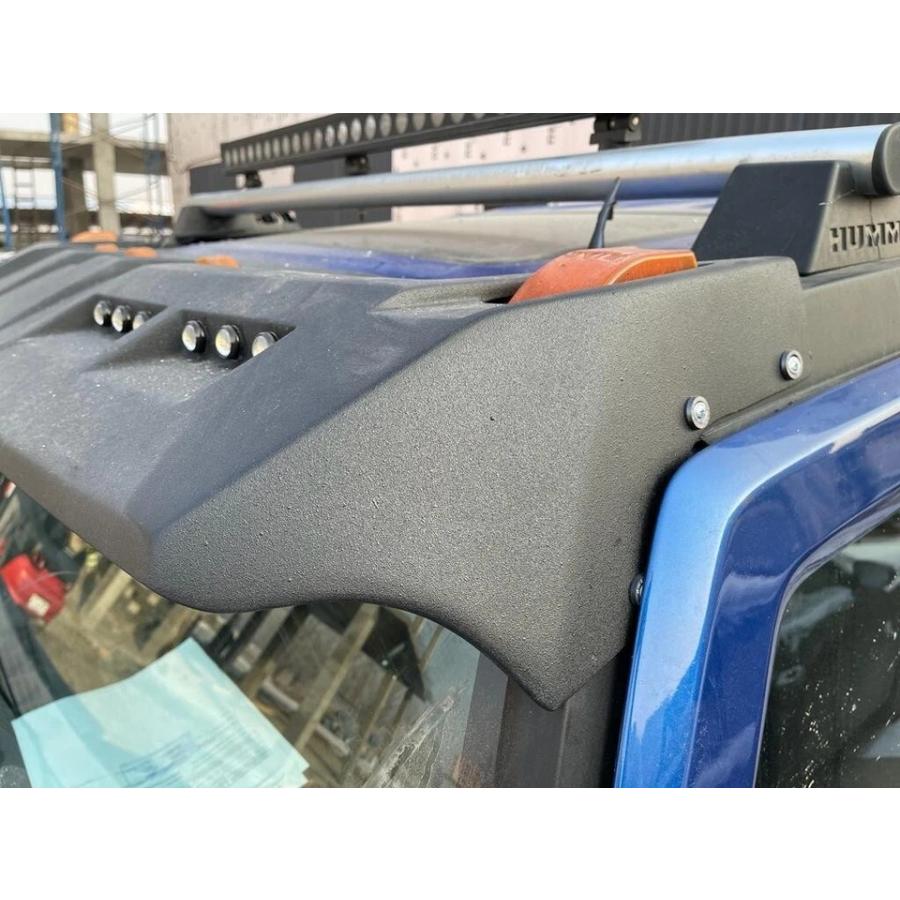 国内在庫 即納 最短3日で発送！】ハマーH2用バイザー スポイラー