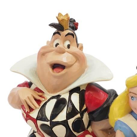 アリスとハートの女王のフィギュア Disney Traditions 置物 アリスとハートの女王のフィギュア Disney Traditions 置物