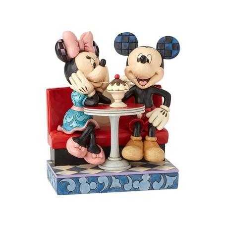 フィギュア ディズニー ミッキー＆ミニー ハワイ 約14cm enesco Disney