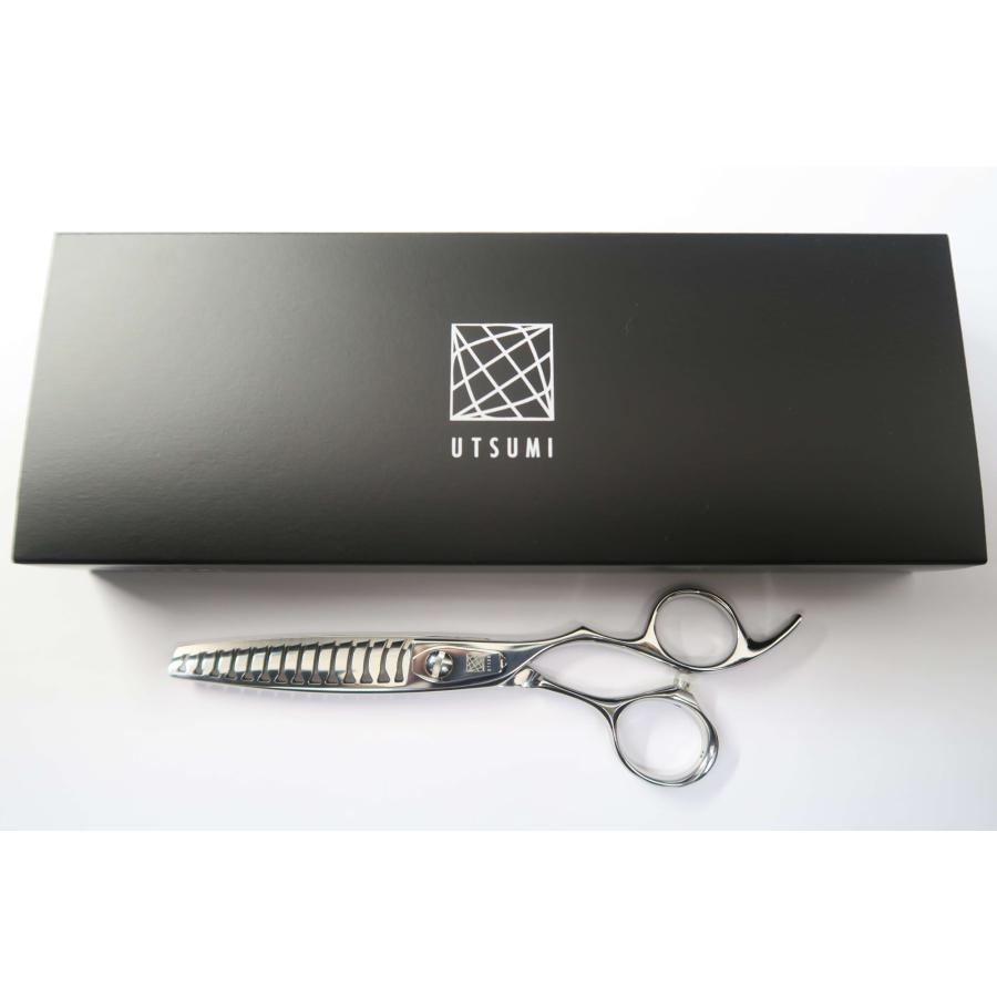 ☆ セニングシザー☆ ウツミ38 内海シザー DOUBLE38 セニング 6インチ 3Dハンドル 理容室 美容