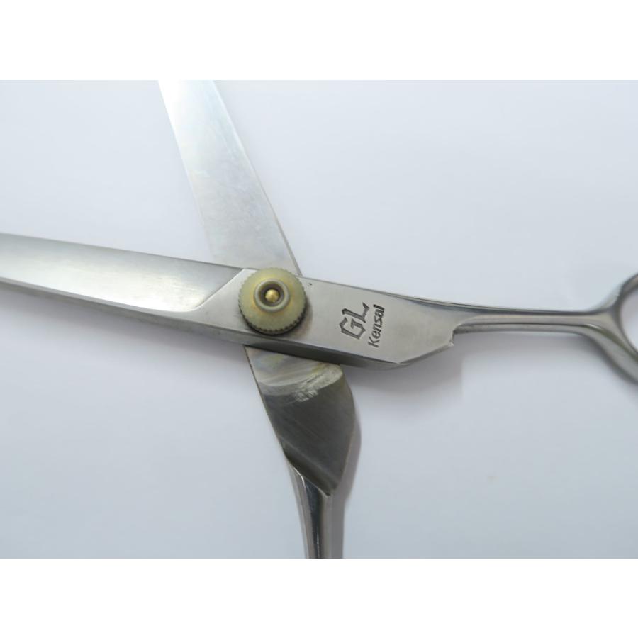 本日限定値下げ中 賢斉シザー７インチ 賢斎 沼津海老727 理容師用 セルフカット用 中古シザー ハサミ屋