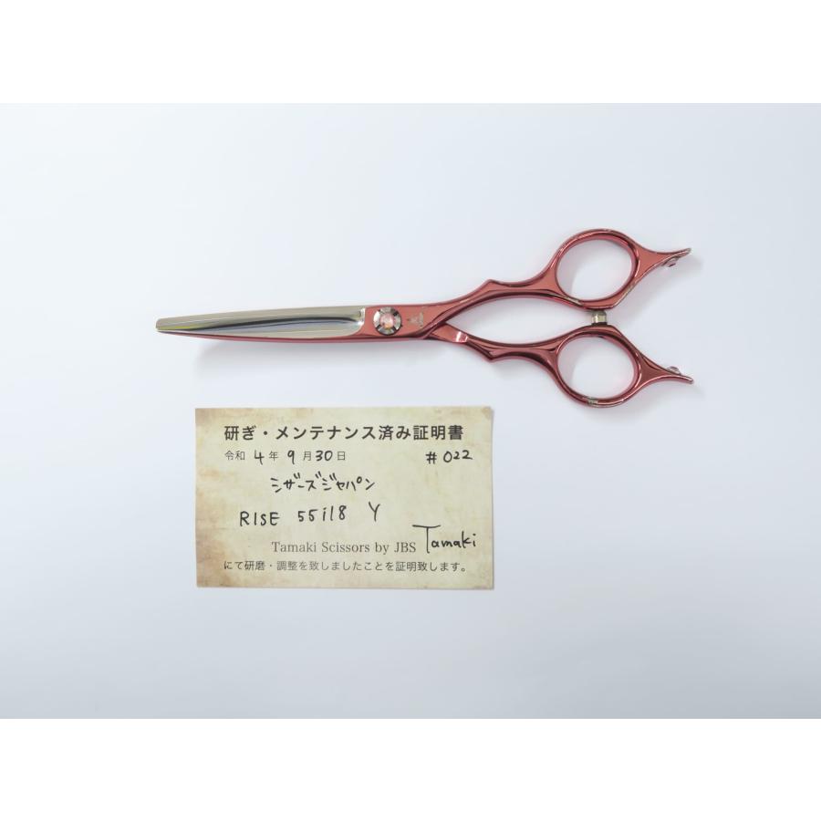 Bランク【SCISSORS JAPAN シザーズジャパン】 RISE55i18 Yシザー 美容 