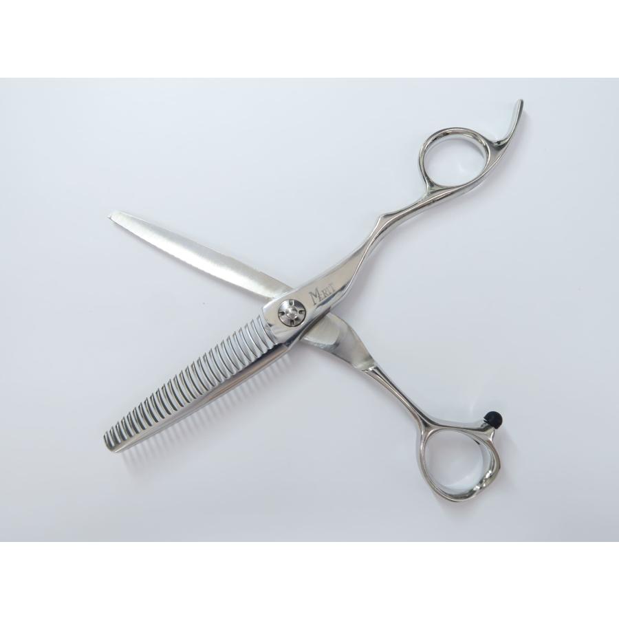 美品✨セニングシザー MERIT 6インチ Cランク MERIT メリット CRYSTAL-27 3セニング 美容師・理容師 6.0