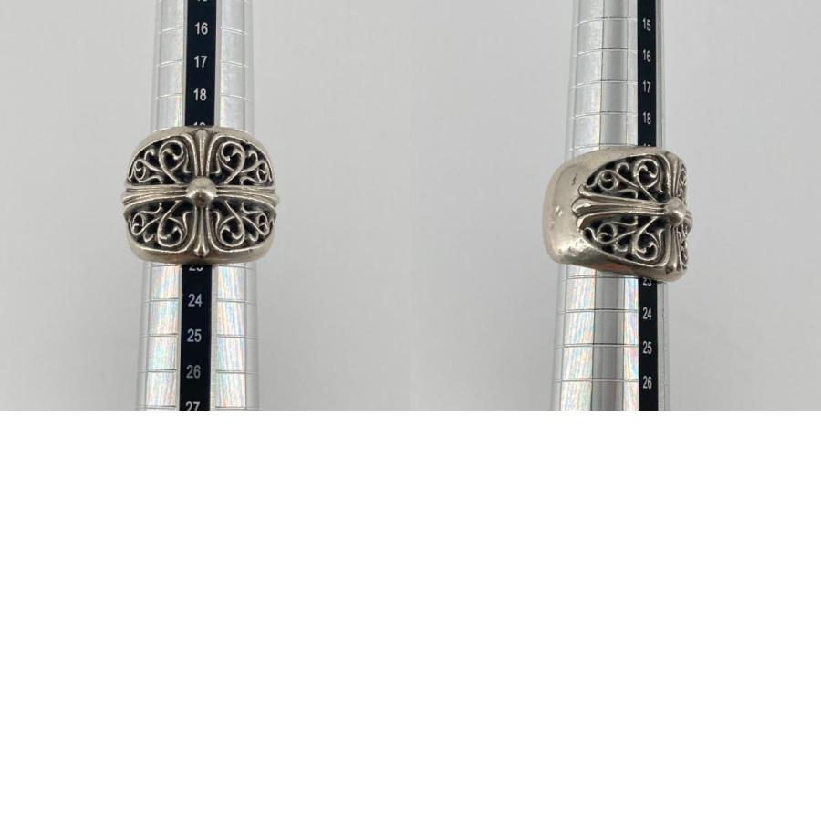 CHROME HEARTS(クロムハーツ) クラシックオーバルクロス リング SV925 