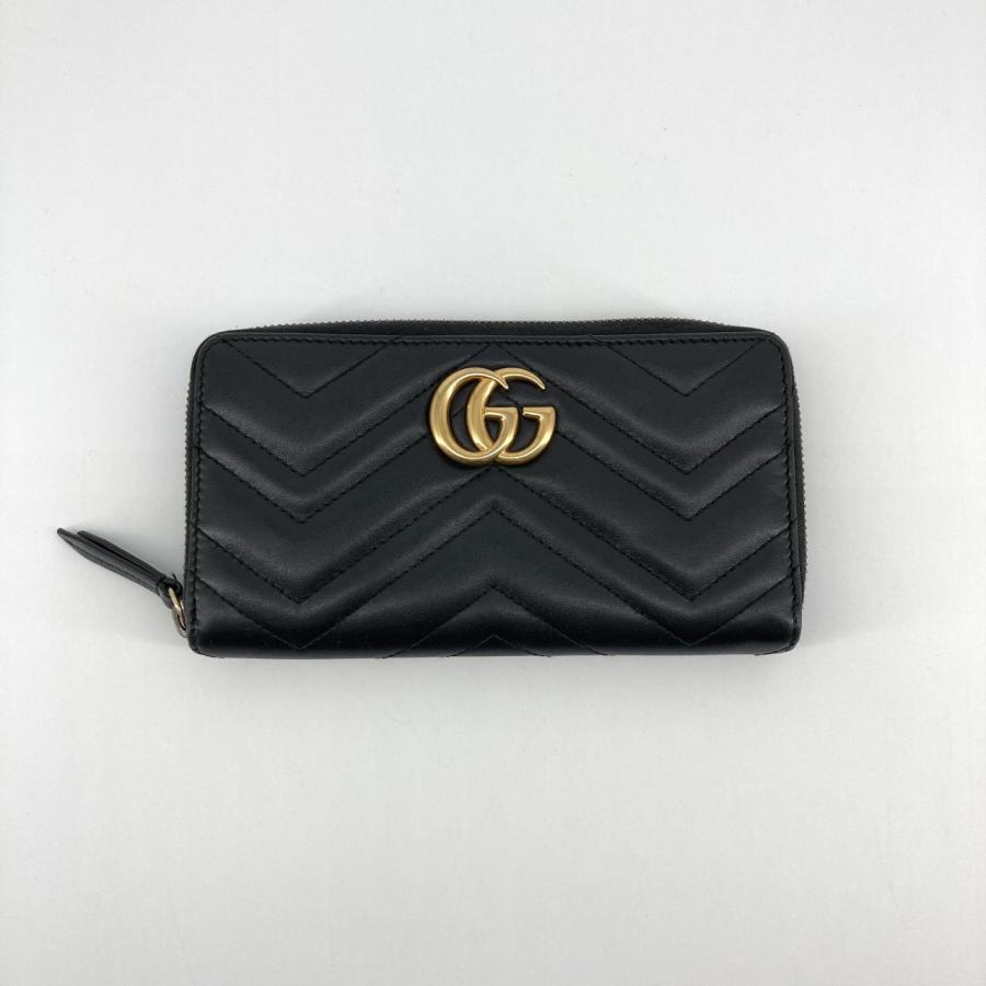 GUCCI（グッチ） GUCCI GGマーモント ジップアラウンドウォレット