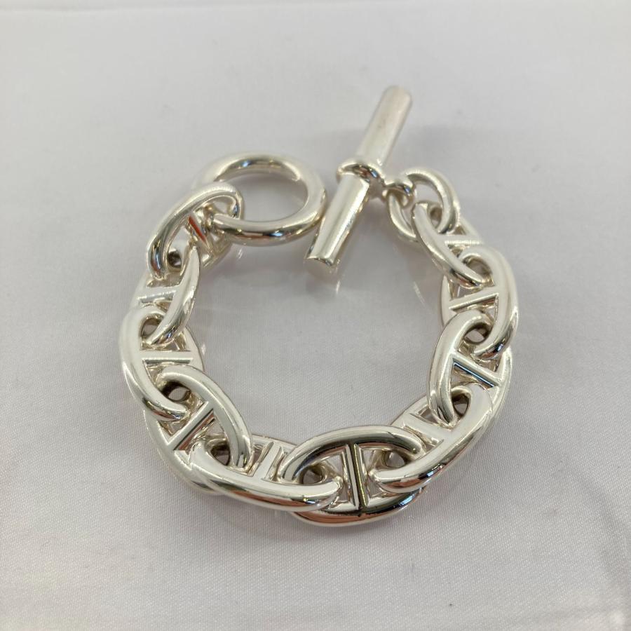 HERMES(エルメス)　シェーヌダンクル　TGM　10コマ　ブレスレット　Ag925　97.7g　シルバー_2