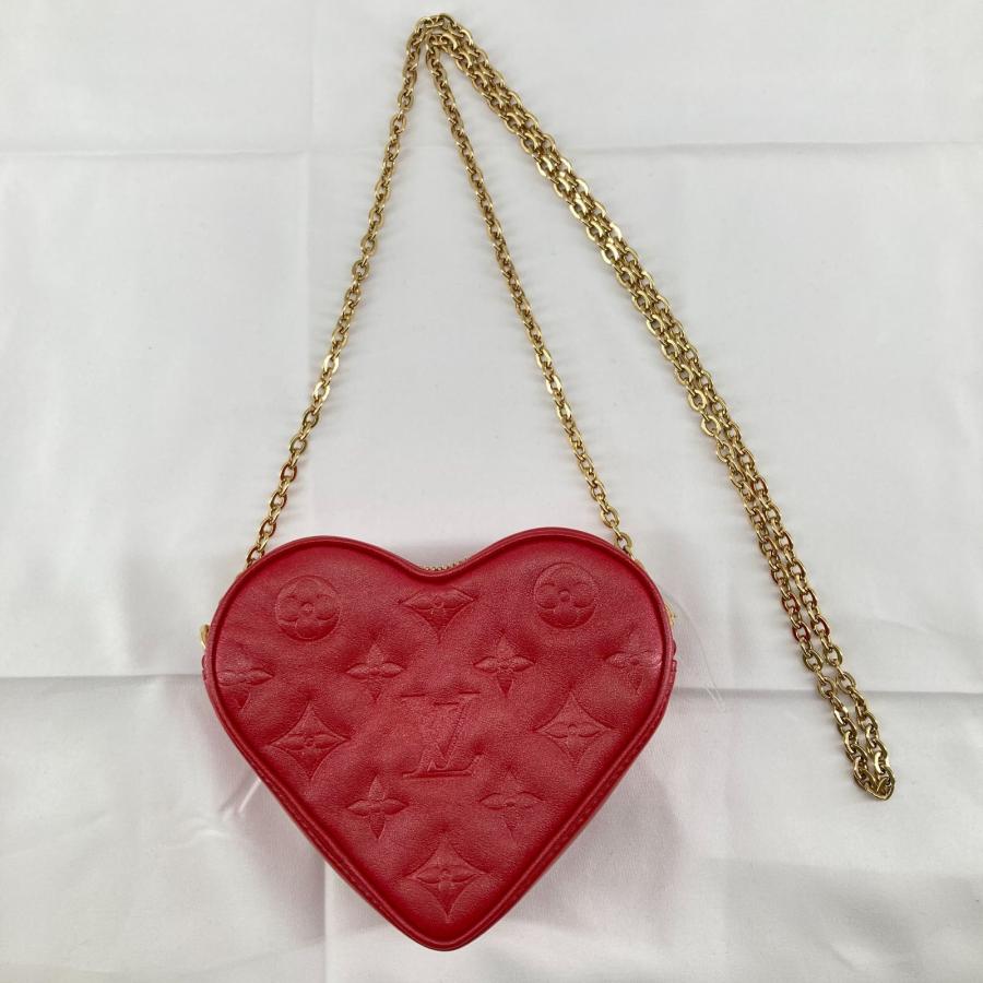 LOUIS VUITTON(ルイヴィトン) 　ハート・オン・チェーン モノグラム　M80837　ショルダーバッグ　レッド_1