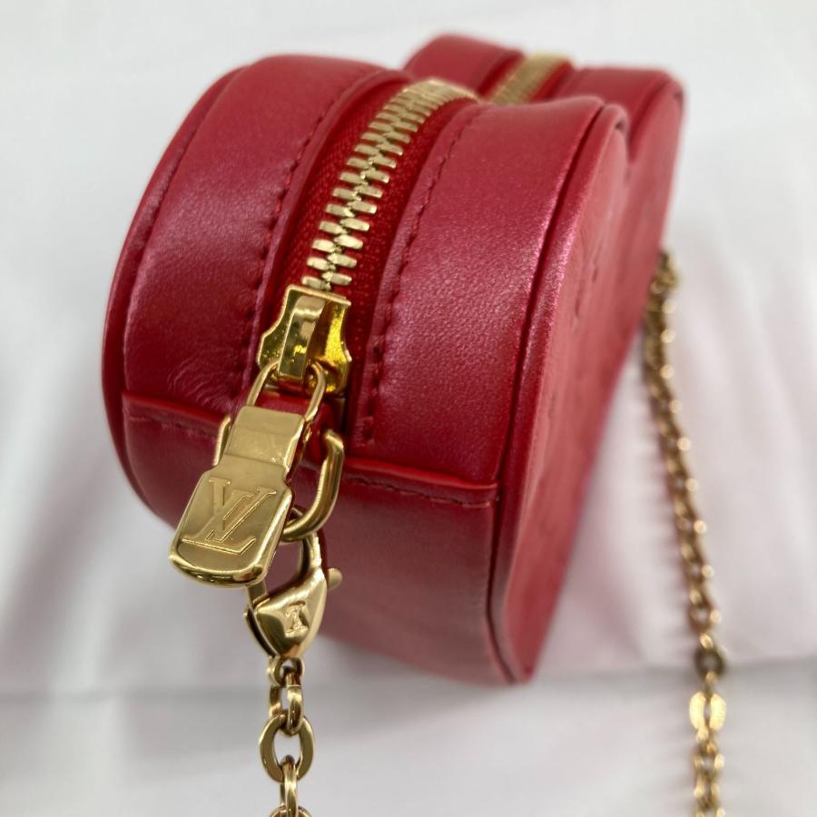 LOUIS VUITTON(ルイヴィトン) 　ハート・オン・チェーン モノグラム　M80837　ショルダーバッグ　レッド_3