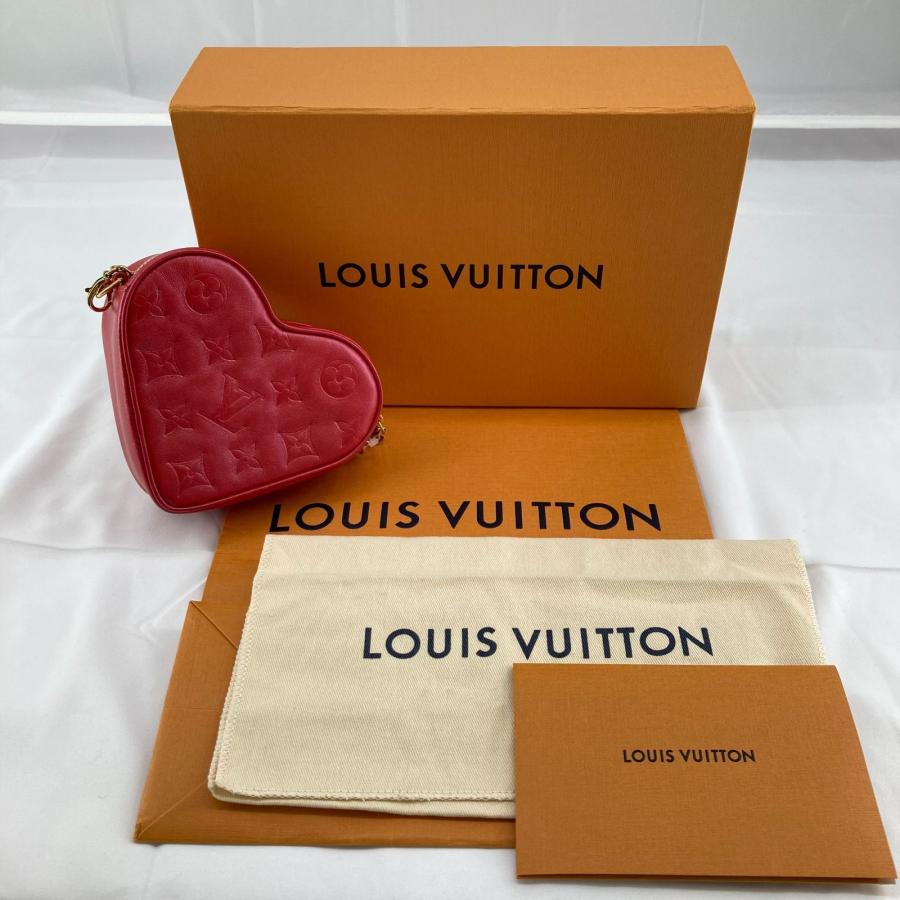 LOUIS VUITTON(ルイヴィトン) 　ハート・オン・チェーン モノグラム　M80837　ショルダーバッグ　レッド_6