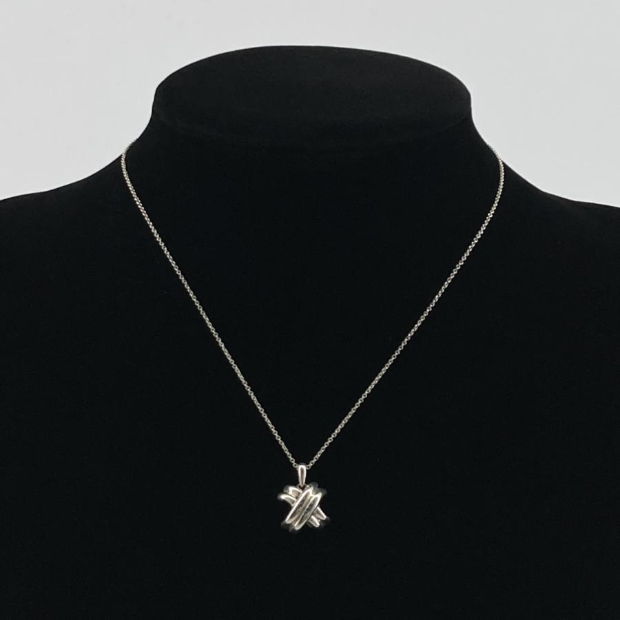 と*り様 Tiffany & Co. 1990シグネチャークロスネックレス シル TIFFANY&Co.（ティファニー） TIFFANY&Co.（ティファニー