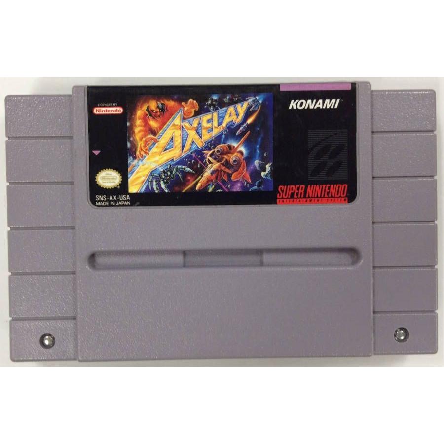 中古】SFC アクスレイ 北米版 AXELAY＊スーパーファミコンソフト 